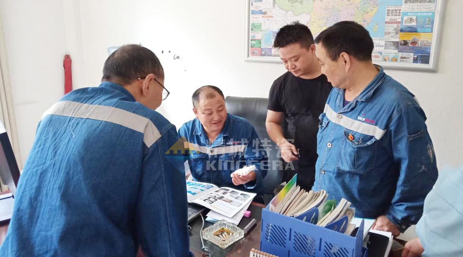 恒峰g22特瓷赴四川某水泥厂现场勘探以及手艺交流